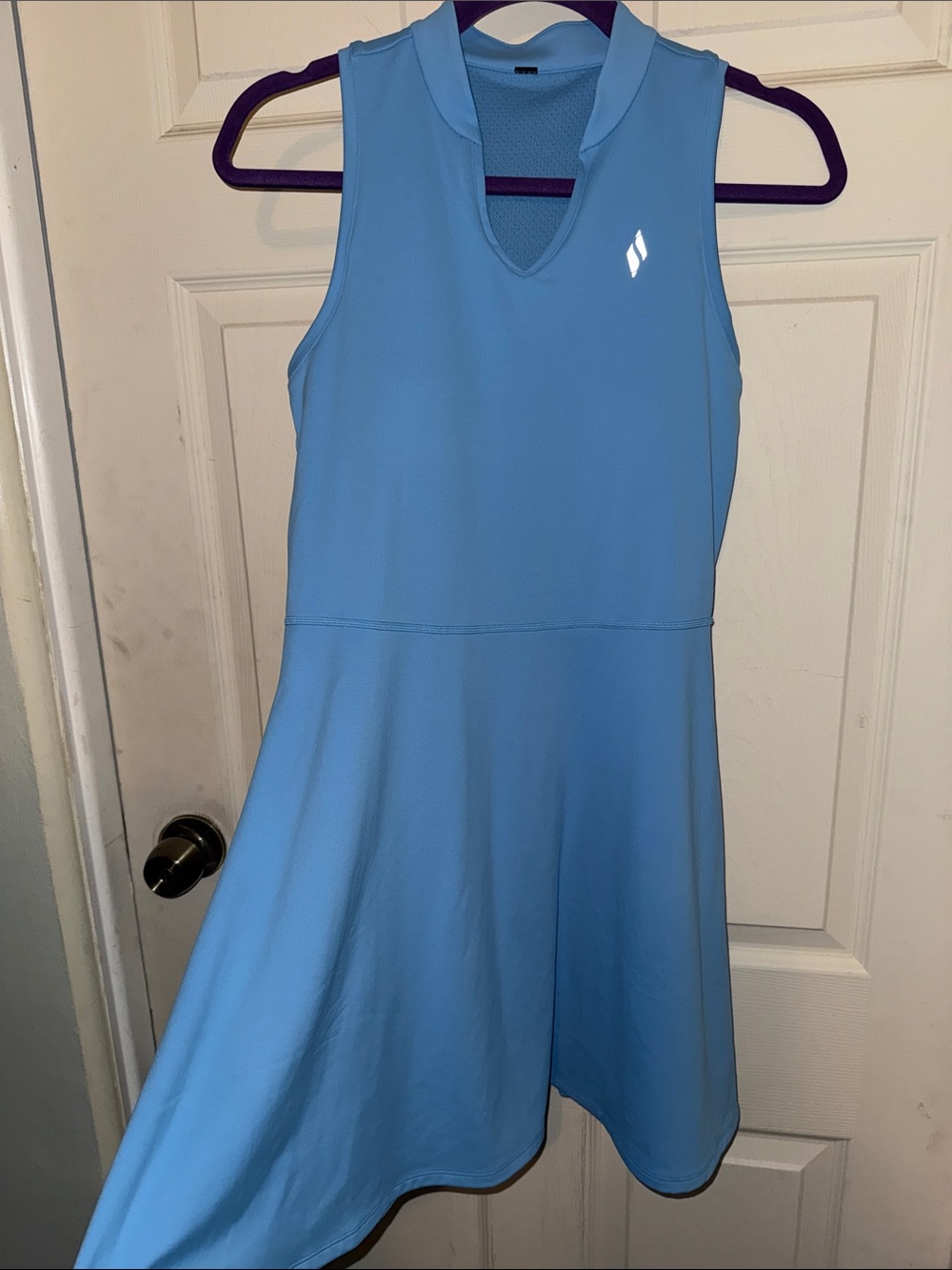 Skechers Light Blue Sleeveless Midi Dress